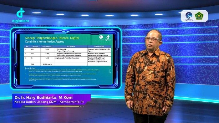 Kominfo dan Kemenag menggelar program Digital Talent Scholarship 2021. Ini foto-fotonya!
