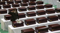 Sebanyak 109 kerangka dari jenazah tentara China yang gugur dalam Perang Korea tahun 1950-1953 silam, dipulangkan ke negara asalnya, China, oleh otoritas Korea Selatan (Korsel).   