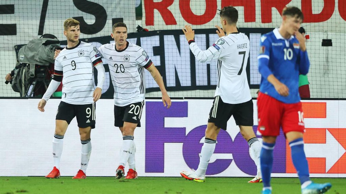 Jerman menang 2-0 atas Liechtenstein di lanjutan Kualifikasi Piala Dunia 2022 (Foto: Getty Images/Alexander Hassenstein)
