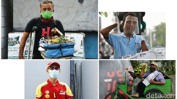Pandemi sangat berdampak pada perekonomian masyarakat.  Tak sedikit yang tutup usaha atau bahkan kena PHK. Tapi dibalik itu masih ada yang tetap gigih berusaha meski kondisi tubuh tak sempurna.

Mereka ialah Rahmat (55), Ali (45), Ryan (40) dan Iwan (45), penyintas disabiltas tak mengenal batas meski tubuhnya terbatas.