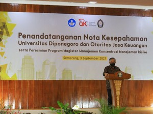 OJK dan Undip Luncurkan Program Magister Manajemen Risiko