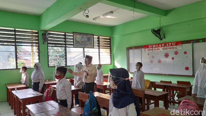 Pembelajaran Tatap Muka di SDN 7 Kenari Jakpus