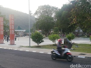 Nihil Larangan Masuk, Sekda Sebut Alun-alun Sumedang Masih Ditutup