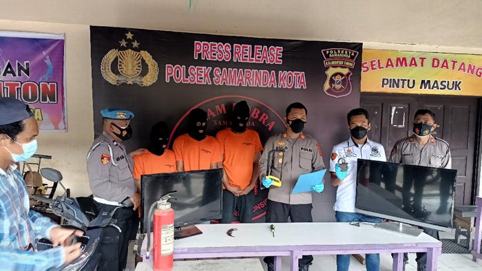 Polsek Samarinda Kota gelar konpers ungkap kasus pencurian