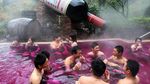 Begini Sensasi Mandi Anggur Merah di Jepang