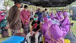 Foto: Vaksinasi di Tempat Wisata Rasanya Asyik Juga