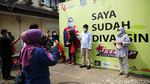 Warga Bekasi Antusias Divaksin Pfizer
