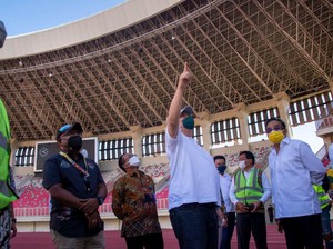 Airlangga Cek Venue Pembukaan PON: Luar Biasa Fasilitasnya