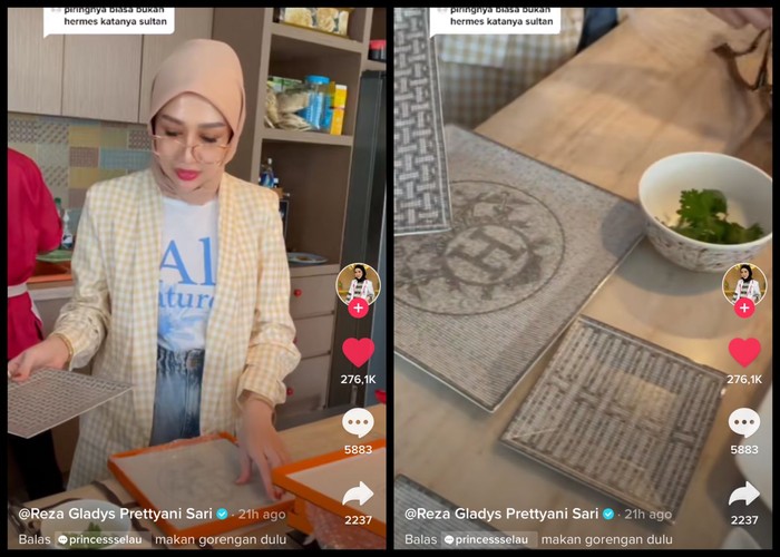 Dinyinyiri Netizen Pakai Piring Biasa, dr Gladys Beli Piring Hermes Rp 13.6 Juta!