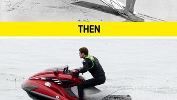 Bedanya olahraga air dulu dan sekarang. Foto: Brightside