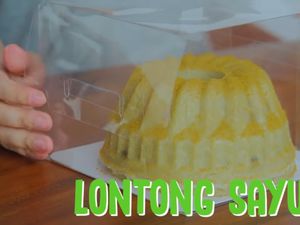 Unik! Lontong Sayur Ini Bentuknya Mirip Puding Pandan