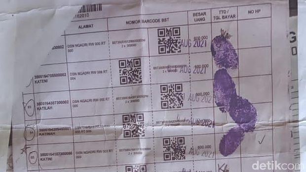 penggelapan bst di blitar