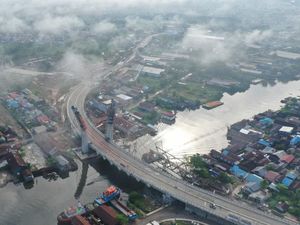 Progres Terkini Jembatan Melengkung Pertama di RI