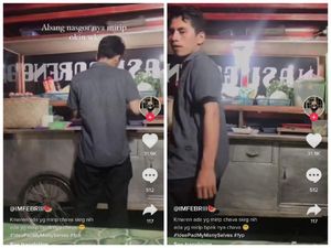 Heboh Penjual Nasi Goreng Mirip Niko Al Hakim, Seberapa Mirip?