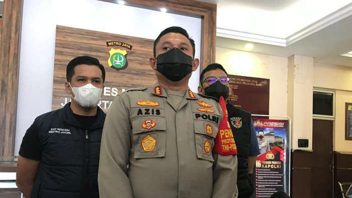 Kapolres Jaksel Kombes Azis Andriansyah, di kantornya, Jakarta, Minggu (5/9/2021).