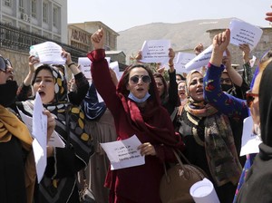 Kisah Para Wanita Afghanistan yang Dipukuli Taliban Saat Demo Menuntut Hak