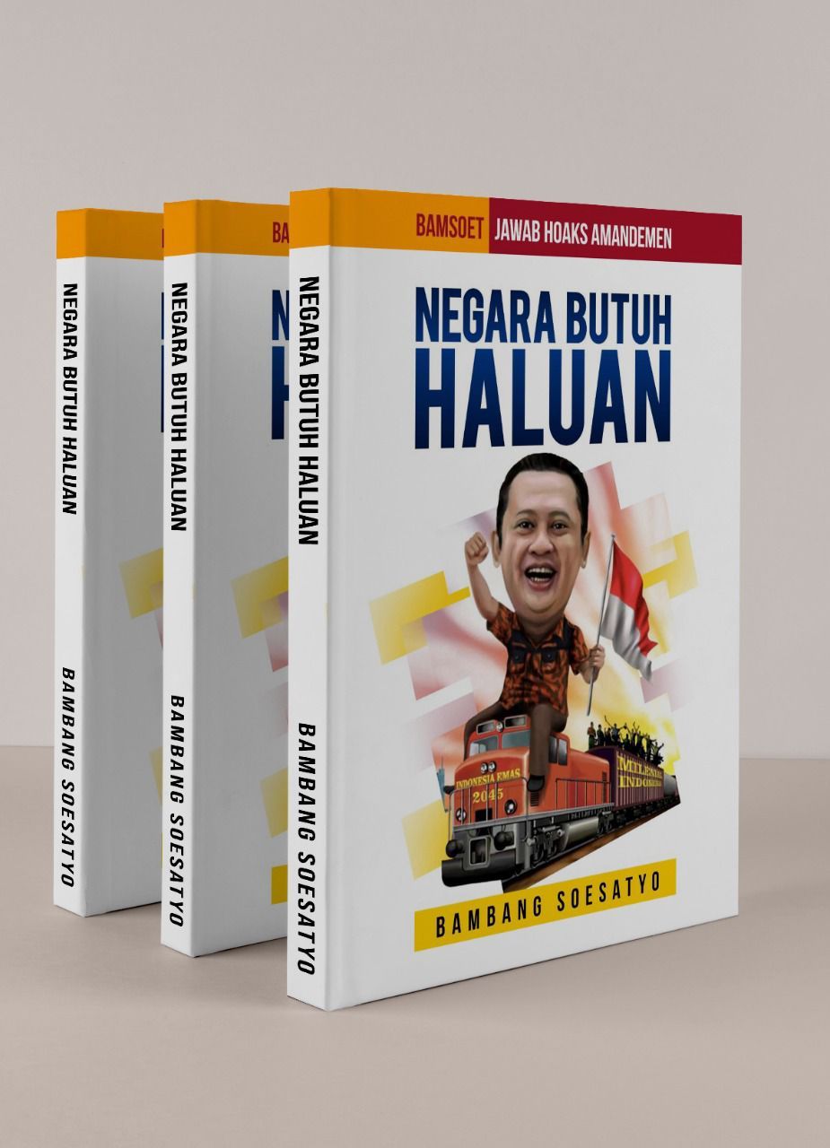 Ketua MPR RI Bambang Soesatyo akan mengeluarkan buku barunya yang berjudul 'NEGARA BUTUH HALUAN'.