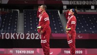 Leani sebelumnya mempersembahkan emas juga di sektor ganda putri saat berpasangan dengan Khalimatus Sadiyah.