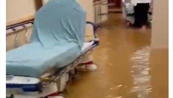 rekor curah hujan, yang memicu peringatan darurat banjir bandang yang belum pernah terjadi sebelumnya untuk New York City, telah mengubah jalan-jalan menjadi sungai dan menutup layanan kereta bawah tanah saat banjir mengalir dari platform ke rel. Rumah sakit pun terendam banjir. Foto: Bored Panda