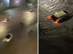 Potret Viral Ganasnya Banjir Bersejarah di Kota New York