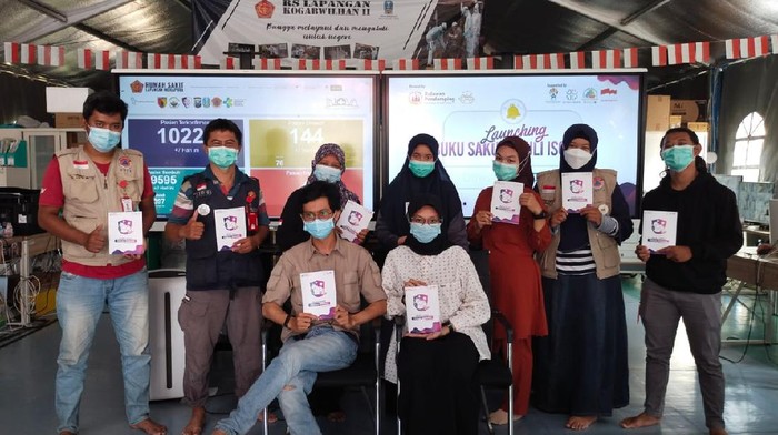 Relawan Pendamping RSLI Launching Buku Saku Peduli Isoman
