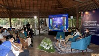 Workshop Inovasi dan Kewirausahaan Kabupaten Kota Kabupaten Kota (KaTa) Kreatif menyasar para pelaku UMKM yang bergerak di sektor pariwisata dan ekonomi kreatif di masa pandemi.
