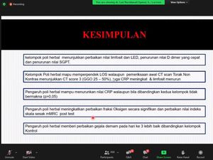 Manfaat Polyherbal untuk Pasien COVID-19 Dibahas di Kongres PDPI