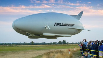 Militer Amerika Serikat ingin memakai pesawat ini untuk memantau Afghanistan. Dengan teknologi hybrid, pesawat ini bisa tetap berada di udara selama beberapa minggu. Foto: Hybrid Air Vehicles