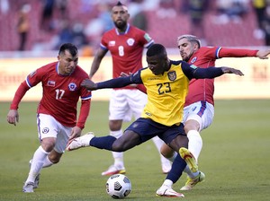Kualifikasi Piala Dunia 2022: Chile Seri, Uruguay Menang Telak