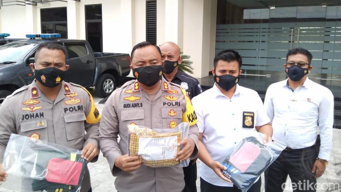 Kapolres Demak, AKBP Budi Adhy Buono bicara soal penetapan tersangka ustaz M, Senin (6/9/2021).
