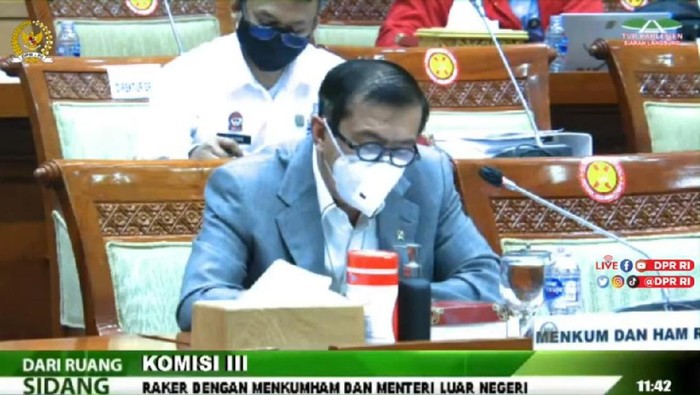 Komisi III DPR raker bersama Yasonna Laoly soal RUU MLA Indonesia-Rusia