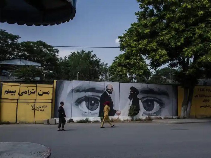 Mural di kota Kabul, Afghanistan