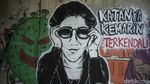 Mural Pelan Pelan Kita Mati Curi Perhatian di Bogor