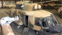Pesawat-pesawat militer yang rusak itu tampak berada di bagian dalam hanggar Bandara Internasional Hamid Karzai yang kini telah dikuasai oleh Taliban.
