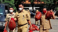 Sejak sebulan kemarin harganya mulai turun dan sempat pada angka yang rendah, Rp 3.500 per kilonya. Padahal BEP cabai itu minimal Rp.6500 per kilo, ungkap Kepala Dinas Pertanian dan Ketahanan Pangan Kabupaten Brebes, Yulia Hendrawati, Senin (6/9/2021) di kantornya.Foto: Imam Suripto/detikcom