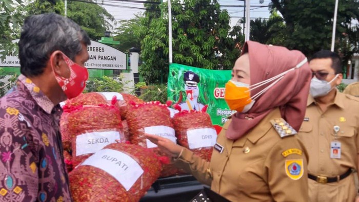 PNS di Brebes ramai-ramai borong cabai PNS di Brebes ramai-ramai borong cabai