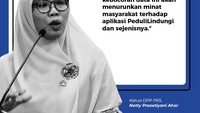 Sementara itu, Ketua DPP PKS, Netty Prasetiyani Aher khawatir kasus kebocoran data ini justru akan menurunkan minat masyarakat terhadap aplikasi PeduliLindungi.