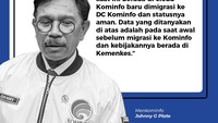 Menkominfo Johnny G Plate mengatakan data sertifikat vaksin Presiden Jokowi tersebut merupakan data Kemenkes. Menurutnya, kebijakannya berada di Kemenkes.