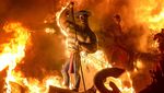 Semarak Festival Api yang Kembali Digelar di Spanyol
