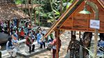Foto: Vaksinasi Asyik di Yogya, Pemandangannya Sawah dan Desa