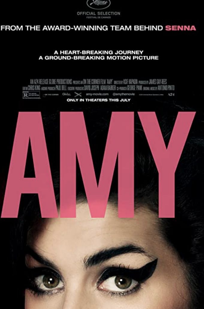 Film dokumenter bertajuk Amy yang bercerita tentang Amy Winehouse.
