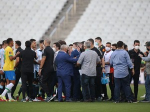 FIFA Investigasi Partai Brasil Vs Argentina yang Ditunda