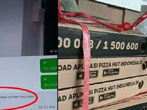 Driver Ojol Kena Orderan Fiktif Beli Pizza Hampir Rp 1 juta