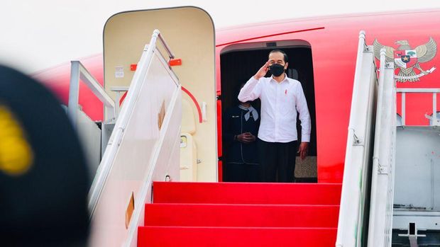 Foto/ Presiden Joko Widodo bertolak menuju Provinsi Jawa Timur dalam rangka kunjungan kerja/Foto: Laily Rachev - Biro Pers Sekretariat Presiden
