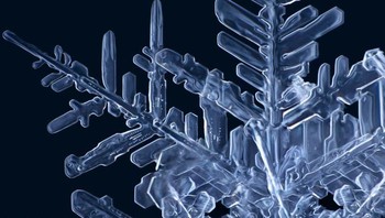 Kepingan salju. Foto: Brightside