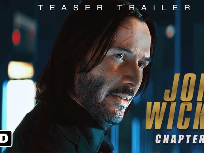 Keanu Reeves di John Wick 4.