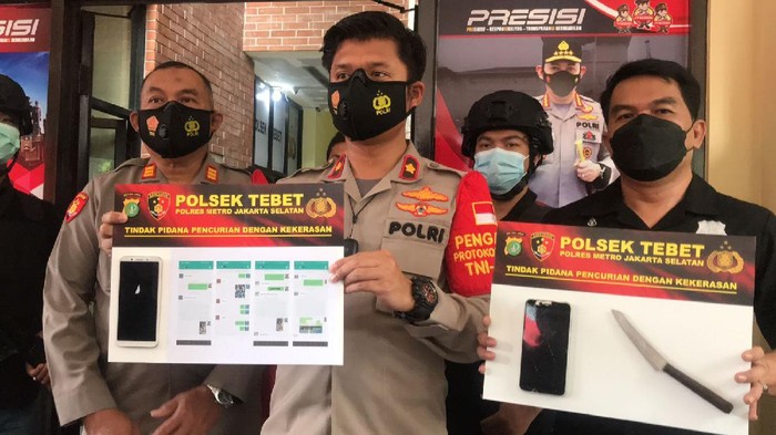 Polsek Tebet tangkap 5 ABG Pelaku Penodongan dan Perampasan (Faiz Iqbal Maulid/detikcom)