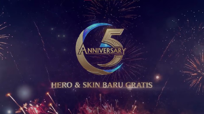 Mobile Legends Bagi-bagi Hero dan Skin Gratis Sambut Ulang Tahun ke 5