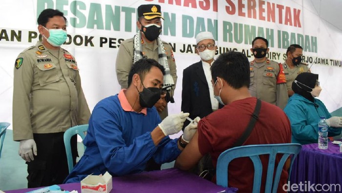 vaksinasi polresta sidoarjo