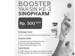 Lagi-lagi Viral Booster Vaksin Berbayar, Ujung-ujungnya Minta Maaf